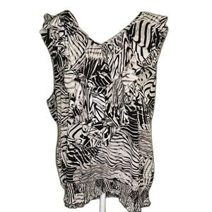 Zebra Print‎ Women's Top size 2X